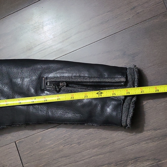 Lanvin leather and wool leather jacket - Picture 9 of 9